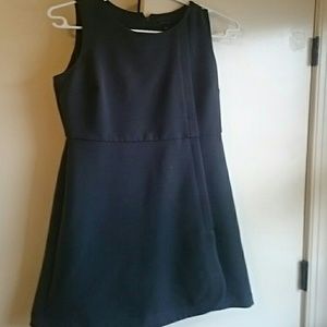 Ann Taylor gray green dress with split